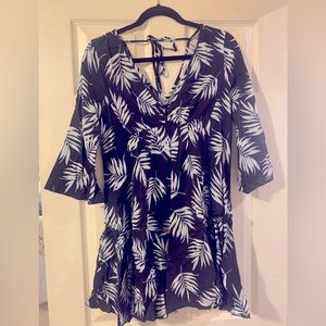 Carly Jean navy and white floral dress